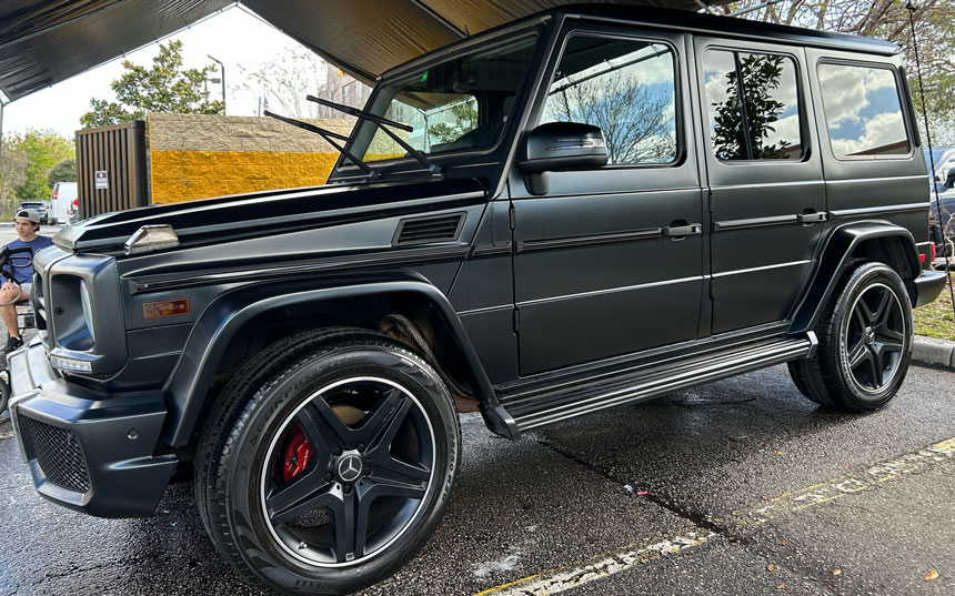 after mercedes benz g wagon detailing