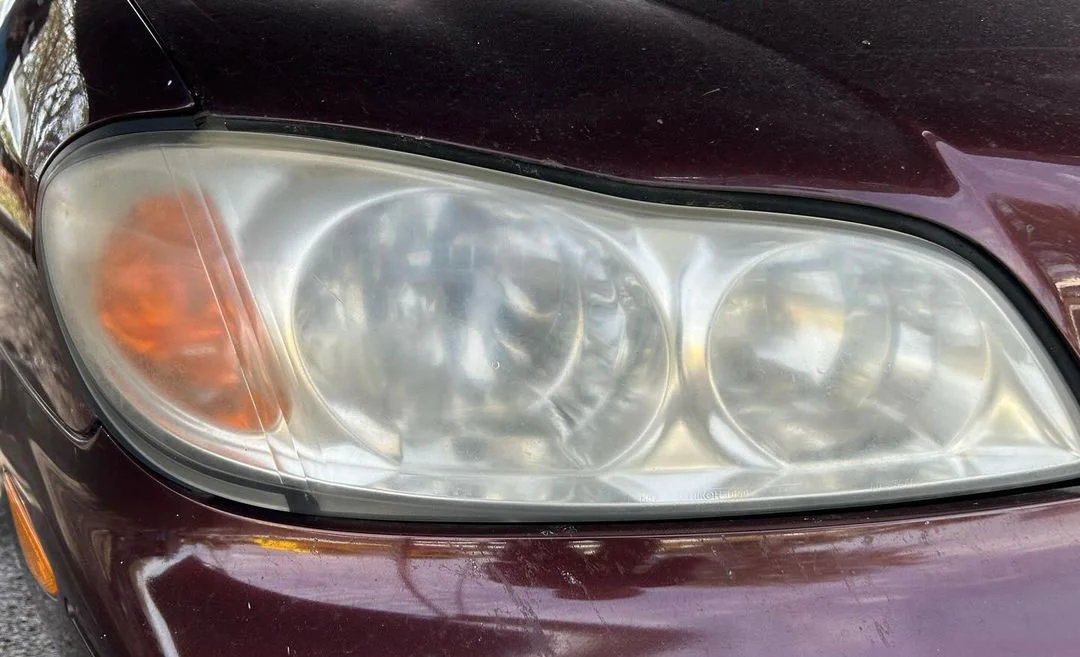 before headlight restoration tampa