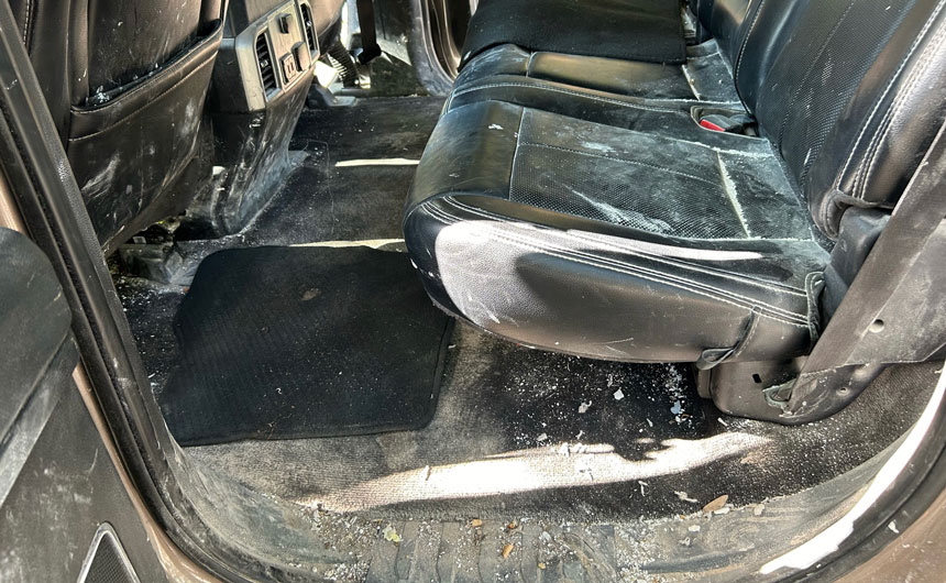 before interior cleaning service